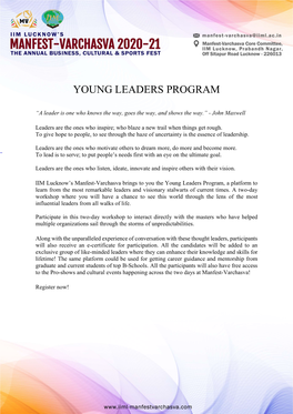 Young Leaders Program