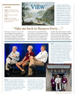 “Take Me Back to Harpers Ferry…”