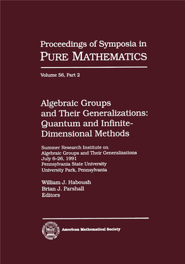 Quantum and Infinite-Dimensional Methods, Volume 56, Part 2