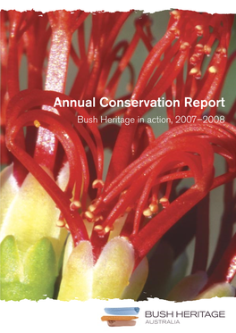2007–08 Conservation Report