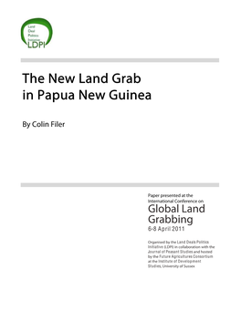 The New Land Grab in Papua New Guinea