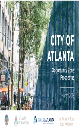 The City of Atlanta's Opportunity Zone Prospectus