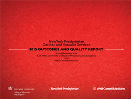 Newyork-Presbyterian Cardiac and Vascular Services