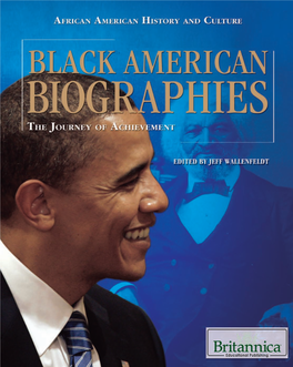 Black American Biographies: the Journey of Achievement to Action Would Reach Southern Ports