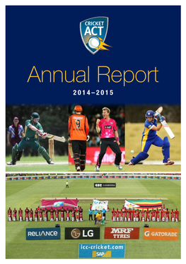 Cricket ACT Annual Report 2014-15