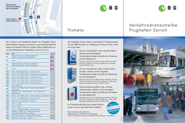 Verkehrsdrehscheibe Flughafen Zürich Tickets