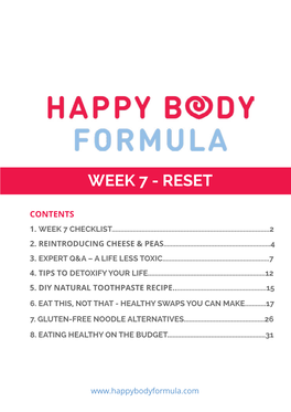 Week 7 - Reset