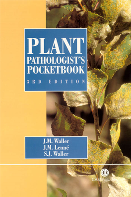 Plant Pathologist's Pocketbook