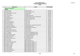 NGI - Healthnet Network 31/03/2010 Participating Doctors and Clinics Dubai