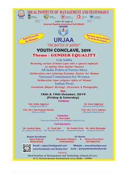 URJAA - the Battle of Words” Youth Conclave - 2019