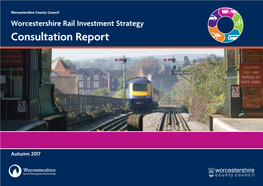 Worcestershire Rail Investment Strategy Consultation Report