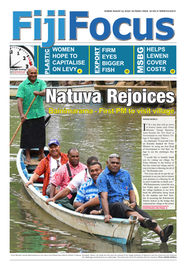 Bainimarama Onhisway to Visit Rokotuivatu Districtschoolinnatuva, Taivugalei, Tailevu