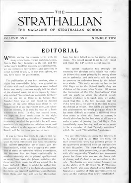 Strathallian the Magazine of Strathallan School