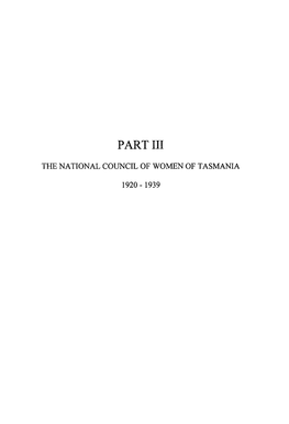 Emily Dobson and the National Council of Women of Tasmania