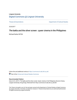 The Bakla and the Silver Screen : Queer Cinema in the Philippines