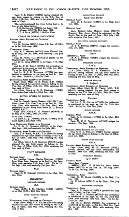 11472 Supplement to the London Gazette, 25Th October 1966