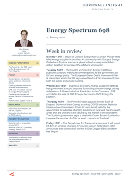 Energy Spectrum 698