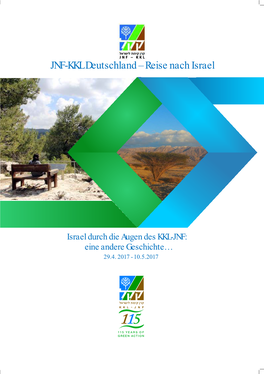 JNF-KKL Deutschland – Reise Nach Israel