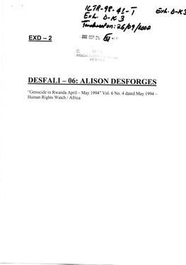 Desfali- 06: Alison Desforges