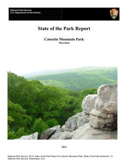 State of the Park Report, Catoctin Mountain Park, Maryland