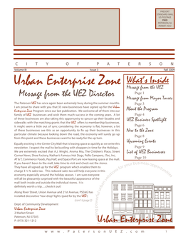 UEZ Newsletter