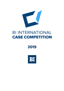 Gjensidige for the International Case Competition at BI Norwegian Business School, February 2019