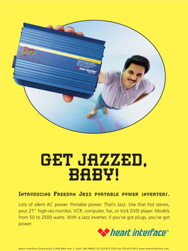 Introducing Freedom Jazz Portable Power Inverters