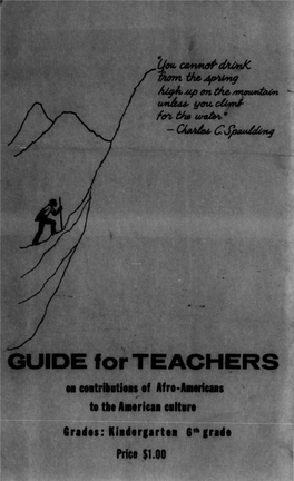 Guide for Teachers, 1963 (Distributed by CORE)