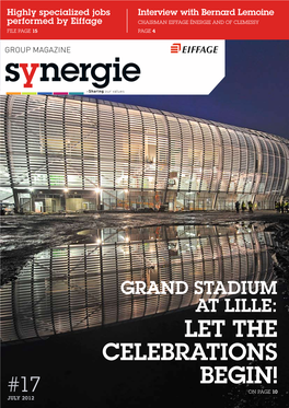Let the Celebrations Begin! #17 on Page 10 July 2012 Synergie #17 July 2012