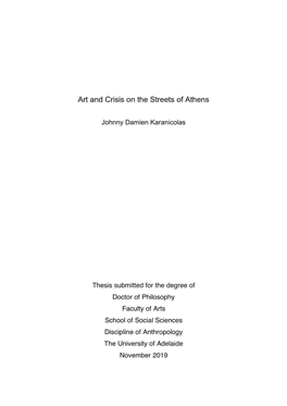 Johnny Karanicolas Phd Thesis Art and Crisis Nov 2019 Complete