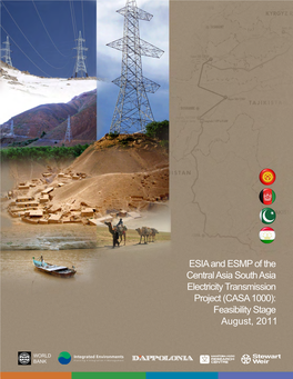 ESIA and ESMP of CASA-1000