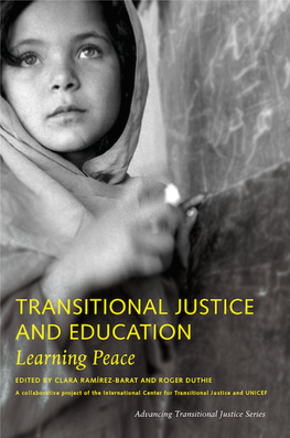 Transitional Justice and Education