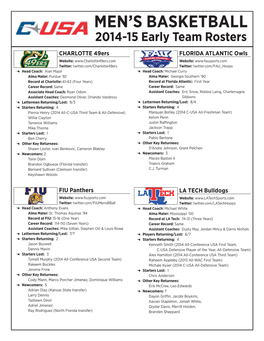 2014 Early Rosters Layout 1