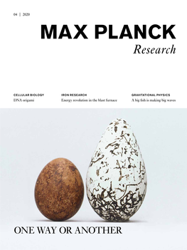 Complete Magazine As PDF | Maxplanckresearch 4/2020