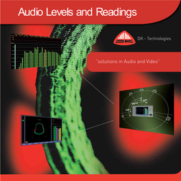 Audio Levels and Readings