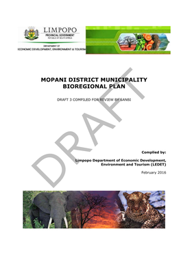Mopani District Municipality Bioregional Plan