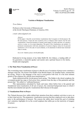 Tzv Pro at T E-M Ded His Frie 1. the Ma the Overar Dialogue W up Saying, Gesture of Sac Covenantal Present Day Thi Foundation Fi