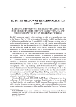 Ix . in the Shadow of Renationalization 2000–09