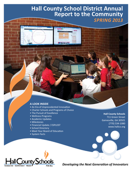 Hall County School District Annual Report to the Community