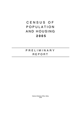 Census of Population and Housing 2005