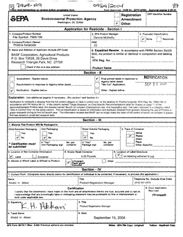 U.S. EPA, Pesticide Product Label, PRISTINE FUNGICIDE, 09/29/2004