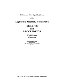 Thirty-Eighth Legislature