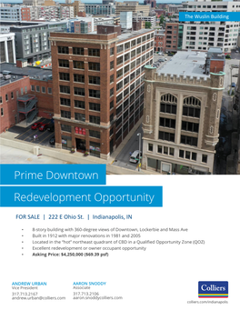 Prime Downtown Redevelopment Opportunity