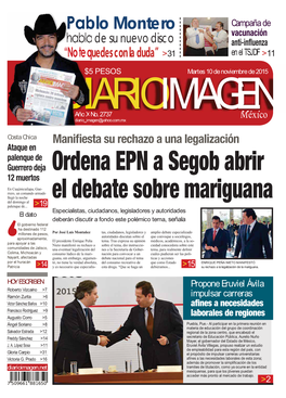 El Dato Manifiesta Su Rechazo a La Legalización