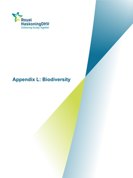 Appendix L: Biodiversity