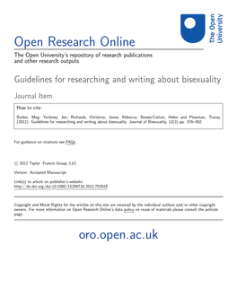 Open Research Online Oro.Open.Ac.Uk