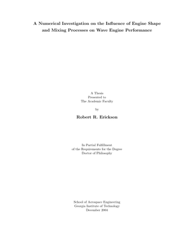 A Numerical Investigation on the Influence of Engine Shape And