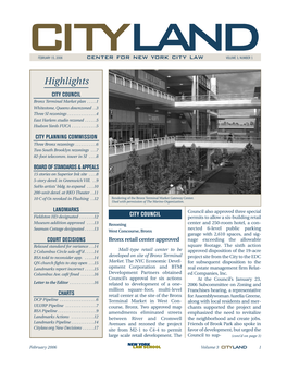 February 2006 Volume 3 CITYLAND 1 COMMENTARY