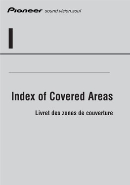 Index of Covered Areas