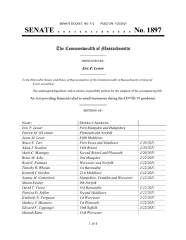 SENATE ...No. 1897